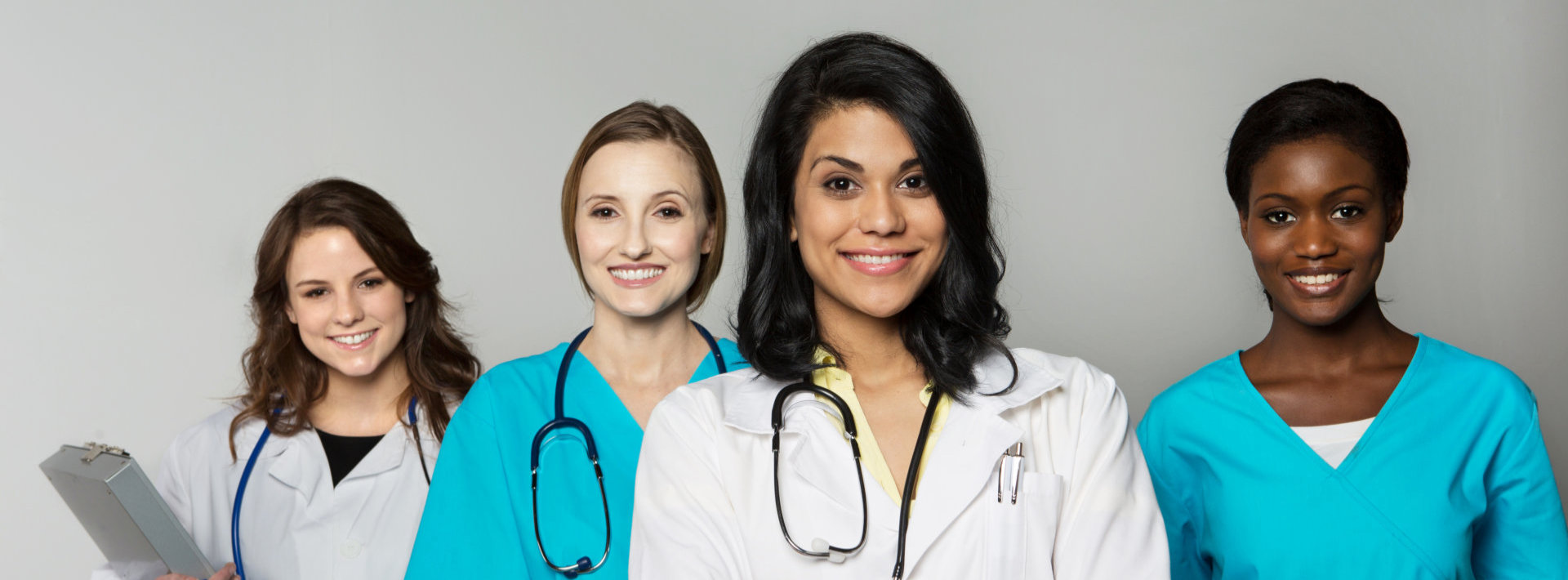 female medical stafffs smiling